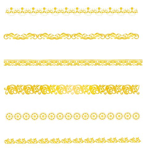 Gold Line Png Transparent Image Png Mart