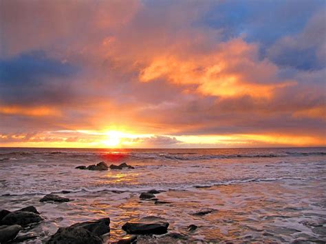Beautiful Sunrise At Beach Photograph By Paul Downing Fine Art America