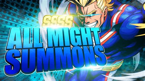 Live 100 All Might Summons The Number One Hero My Hero Academia