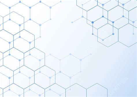Hexagon Abstract Line Background Hexagon Technology Line Background