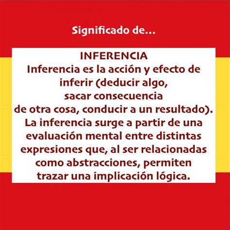 Significado De Inferencia Education Spanish Inbox Screenshot