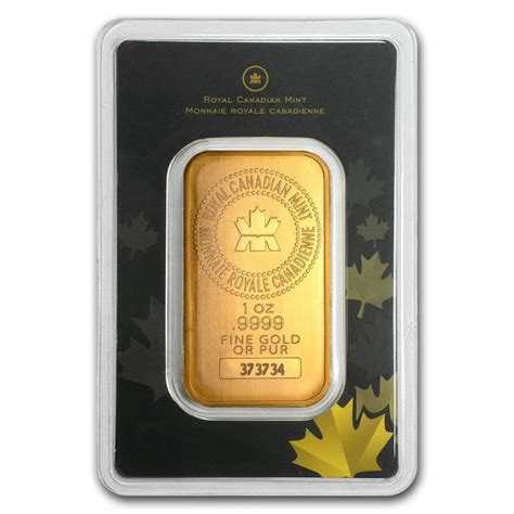 Royal Canadian Mint Rcm 1 Ounce Gold Bar