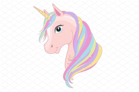 Unicorn Head Magic Sweet Horse In 2021 Unicorn Head Unicorn Pink