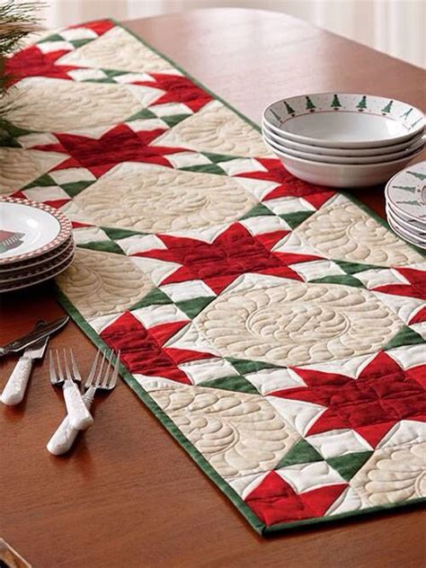 Fons And Porters Love Of Quilting Quilted Table Runners Christmas