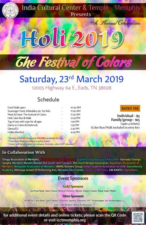 Holi Celebrations 2019 India Cultural Center And Temple