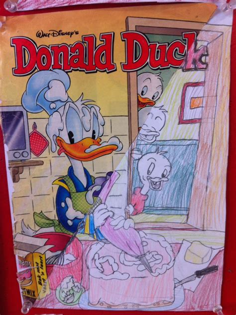 Tekenles Kaft Donald Duck Groep 7 Ter Inspiratie Andere Kaft Mss