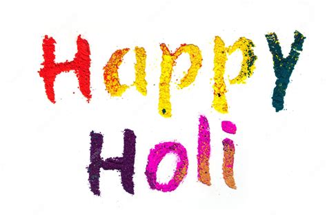 Premium Photo Colorful Happy Holi Text For Holi Celebration