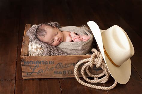 Cowboy Newborn Photography Newborn Baby Photography Newborn Photo