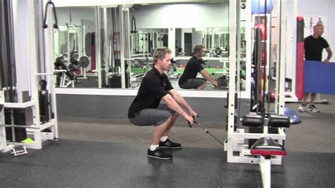 Cable Squat With Upright Row Youtube