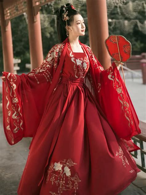 Red Hanfu Dress Ubicaciondepersonascdmxgobmx