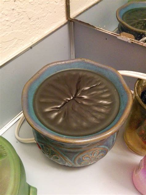Turned My Wax Warmer Off Now It Looks Like A Puckered Butt Hole