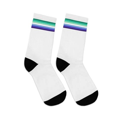 mlm pride flag socks male pride socks gay socks blue gay etsy