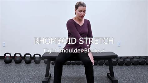 Rhomboid Stretch Great For Between Shoulder Blades Youtube