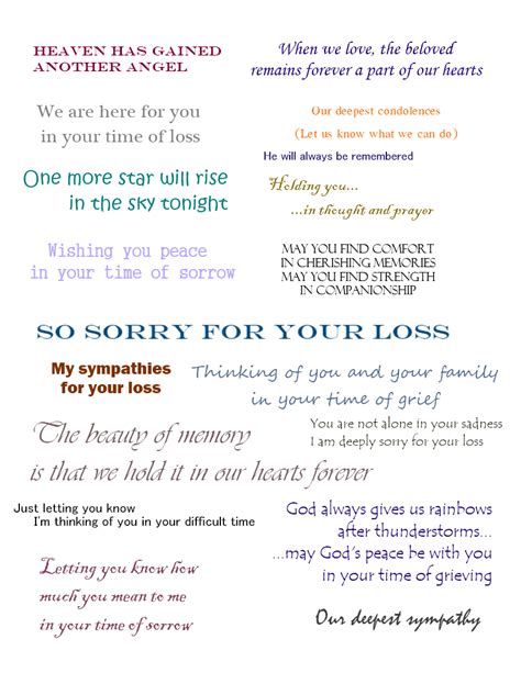 In this article by ronda levine, learn about creating sympathy card verses. Free Printable Sympathy Cards - Masterprintable - Free ...
