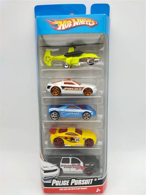 Hot Wheels Police Pursuit 5 Pack Toys And Games Diecast And Toy Vehicles On Carousell