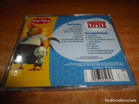 Chicken Little Banda Sonora Disney Sing Along C Buy Cds Of