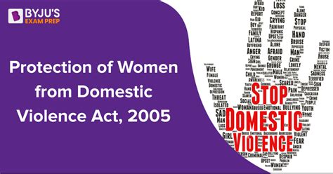 Protection Of Women From Domestic Violence Act 2005 Upsc