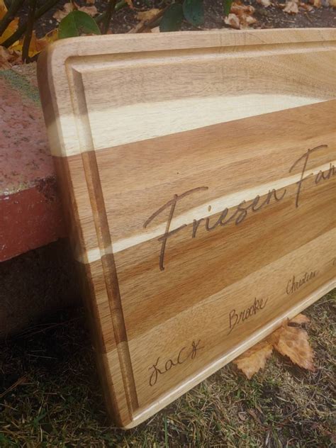 Personalized Large Acacia Cutting Boards For Kitchen With Etsy