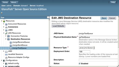 Java Glassfish JMS Queue Not Found In JNDI Context Stack Overflow