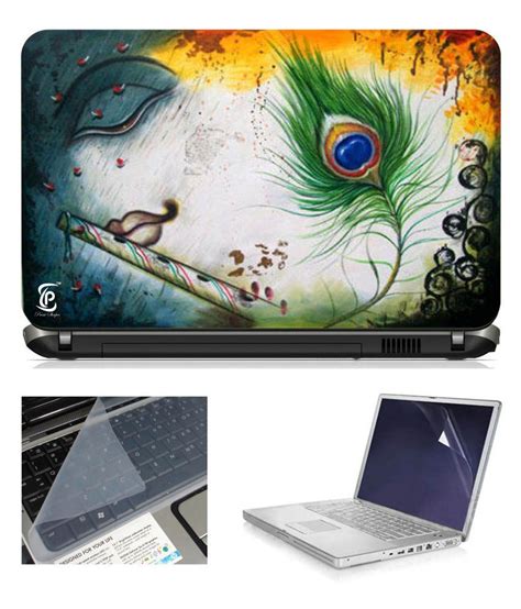 Print Shapes 3 In 1 Laptop Skin Pack With Screen Protector And Key