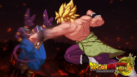 Extreme Butoden Beerus Vs Ssj Broly By Dbspritefight On Deviantart