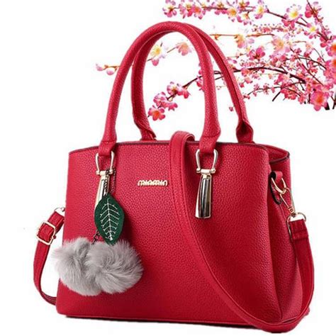 Hot Sale Pu Leather Women Handbags Shoulder Bag Zipper Messenger Bags Tote Shopee Singapore