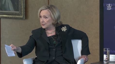 Hillary Clinton Confronted By Heckler Over Bidens ‘warmongering