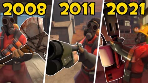 The Evolution Of Combo Pyro Tf2 Youtube