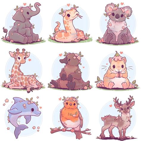 Naomi Lord Arts Instagram Post 🌸 All My Most Recent Animals Plus