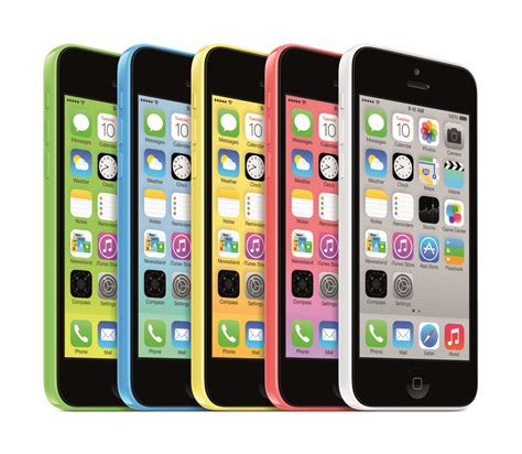 Los 5 Colores De Iphone 5c Iphone 5c