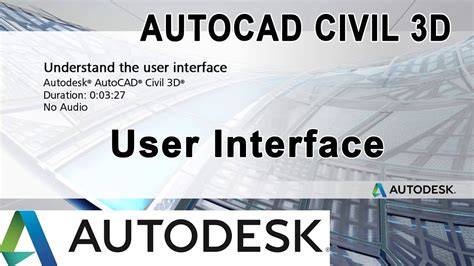 Autocad Civil 3d Understanding The User Interface By Autodesk Youtube