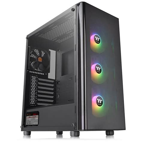 Gabinete Gamer Thermaltake V Tg Argb Mid Tower Com Fan Lateral Em