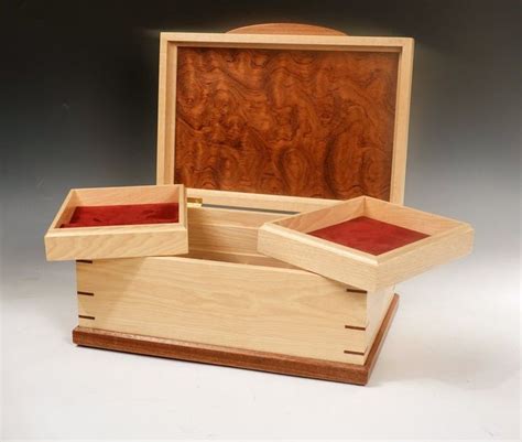 Custom Wood Jewelry Box Heirloom Quality Finely Crafted With