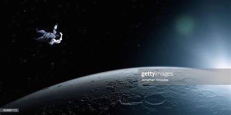 Astronaut Floating In Space High Res Stock Photo Getty Images