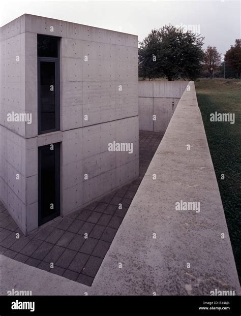 Weil Am Rhein Vitra Conference Pavillon Tadao Ando 1993 Stock Photo