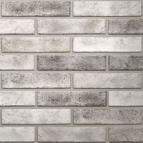 Grey Brick Effect Tiles Melo Rustic Victorian Plumbing