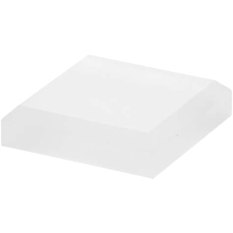 Plymor Frosted Acrylic Square Beveled Display Base 2 W X 2 D X 0 5 H Michaels