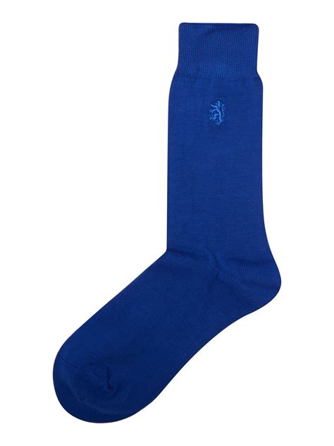 Pringle Of Scotland 3 Pack Plain Sock In Blue For Men Lyst