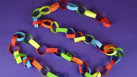 Diy ♡ How To Make Paper Garland Chain ♡ Detailed Tutorial Youtube