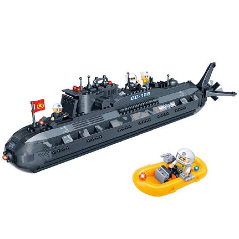 Bd 0786201 Military Submarine Plastics Intelligent Toys Brick 502pcs