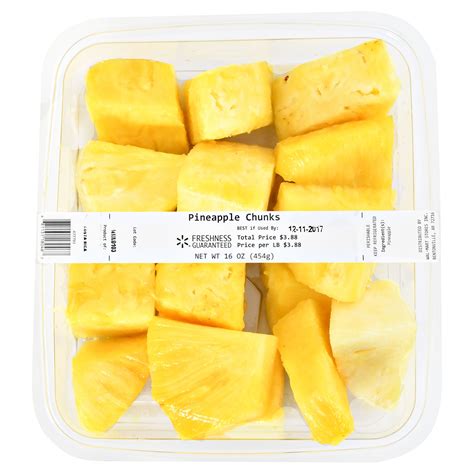 Freshness Guaranteed Pineapple Chunks, 16 oz - Walmart.com ...