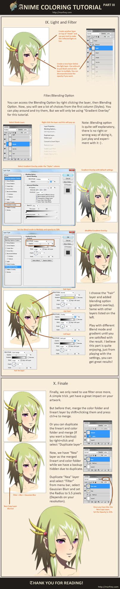 Anime Coloring Tutorial Part 3 By Marfrey On Deviantart