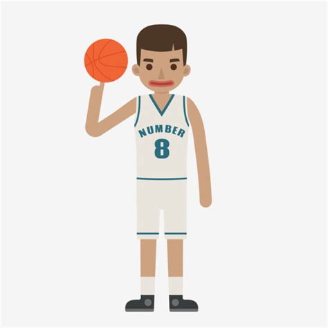 Athlete Cartoon Vector Art Png Cartoon Cartoon Boy Athlete Basketball