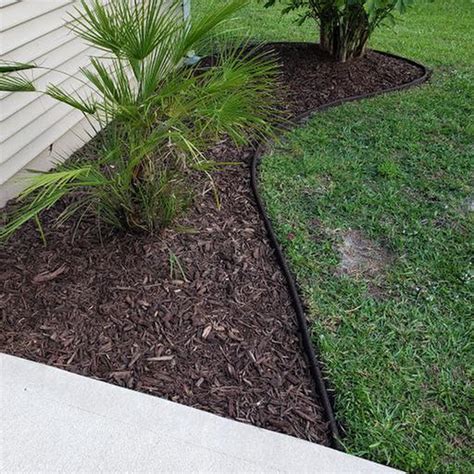 Vigoro Ecoborder 4 Ft Grey Rubber Landscape Edging 6 Pack Ecobrd