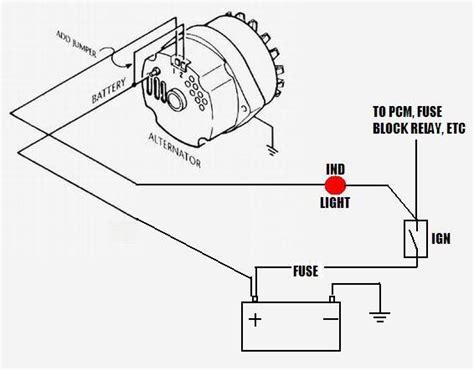 Basic Car Alternator Wiring Diagram