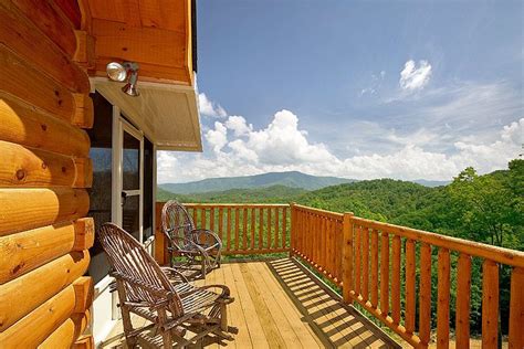 View From The Deck Of A Vacation Cabin On A Private Lot In The