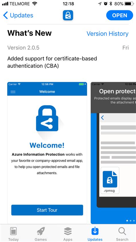Microsoft Azure Information Protection App Now Support Cba The