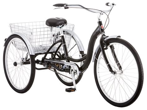 Adult Schwinn Tricycle Three Wheeled Trike Mens Womens Bicycle Red Mint