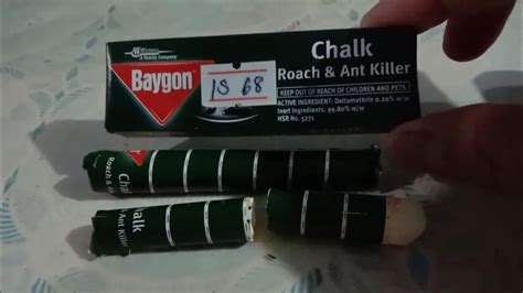 Chalk Anti Roach And Ants Killer Review Baygon Youtube