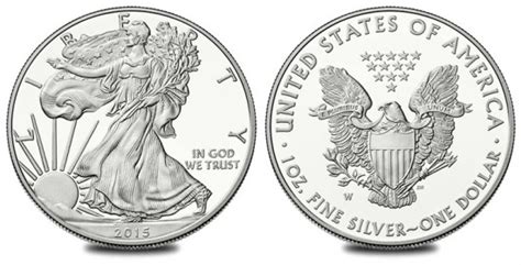 2015 Proof American Eagle Silver Coins For Collectors Sct